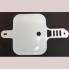 MAXWELL MINICROSS Nummerbord wit