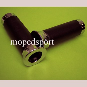 UNIVERSEEL Handvatten zwart met chroom dop. 24/24mm