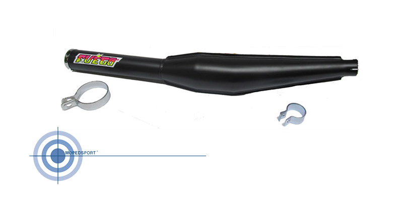 UNIVERSEEL SACHS KREIDLER ZUNDAPP Uitlaatdemper 32mm zwart FUEGO