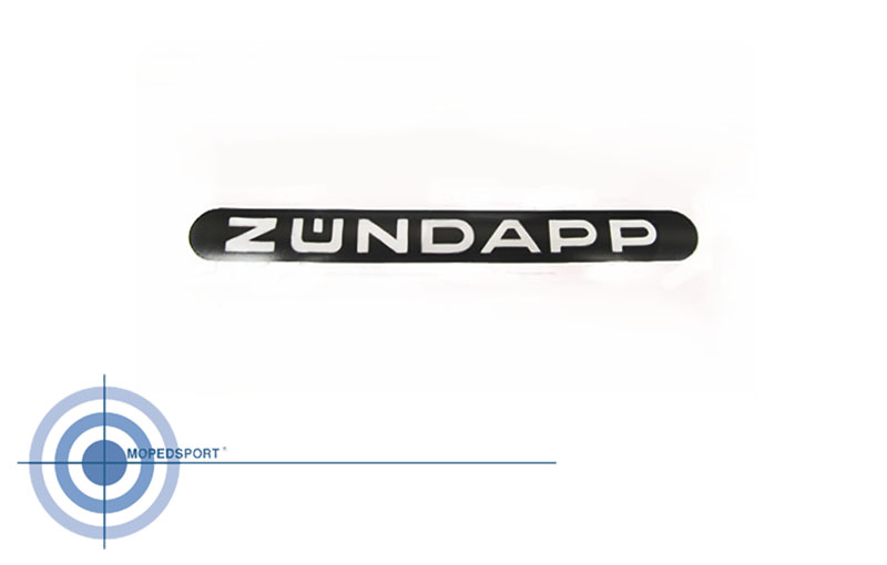 ZUNDAPP Tankembleem zwart papier
