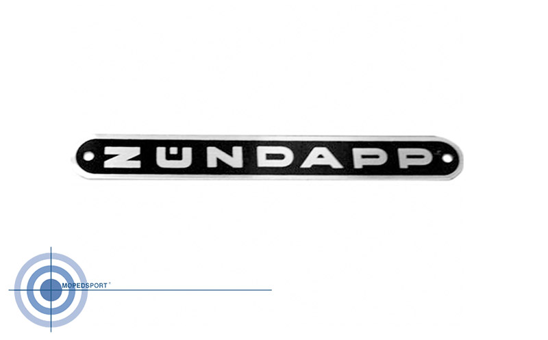 ZUNDAPP ZÜNDAPP Embleem plaat buddyseat zwart BUDDYSEAT