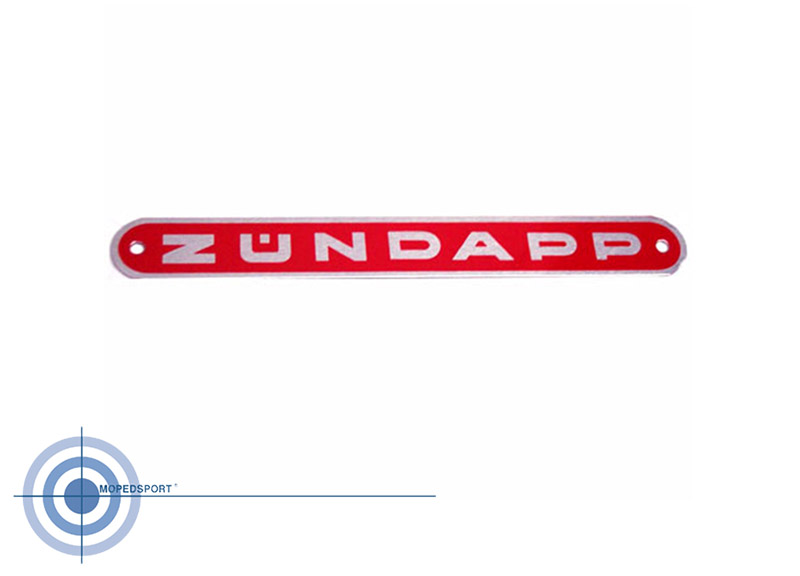 ZUNDAPP ZÜNDAPP Embleem plaat Buddyseat Rood