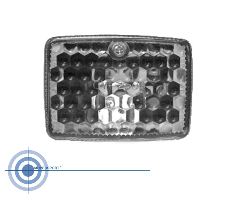 PUCH MAXI Achterlicht zwart,witte lens,in ruitpatroon