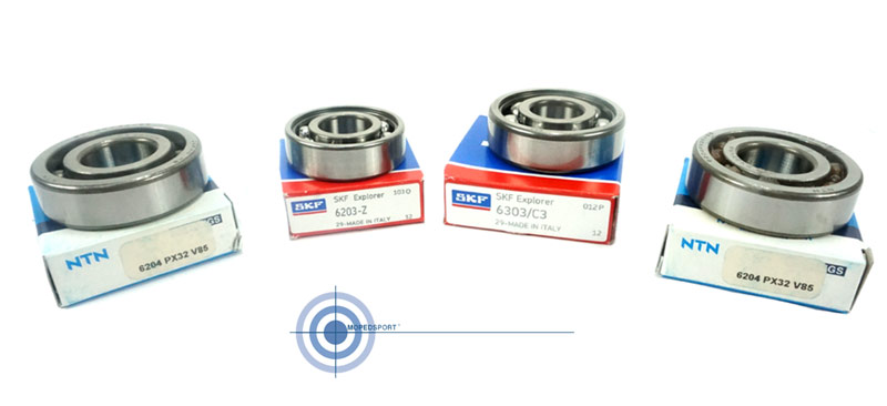 SKF Set motorlagers cpl. Yamaha RD/TY/DT/RD/DT-MX SKF