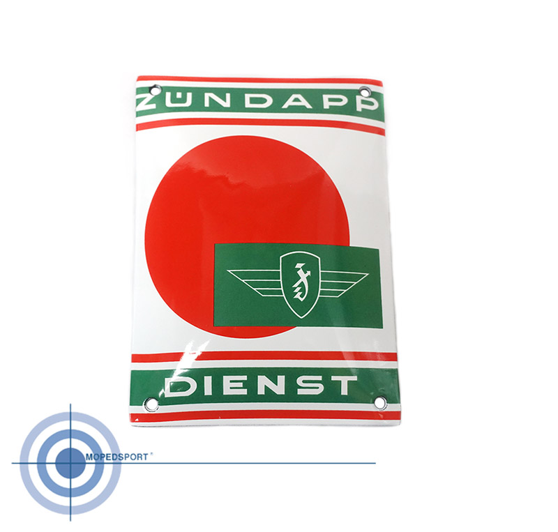 ZUNDAPP ZÜNDAPP Emaille bord Zundapp 10 x 14 CM