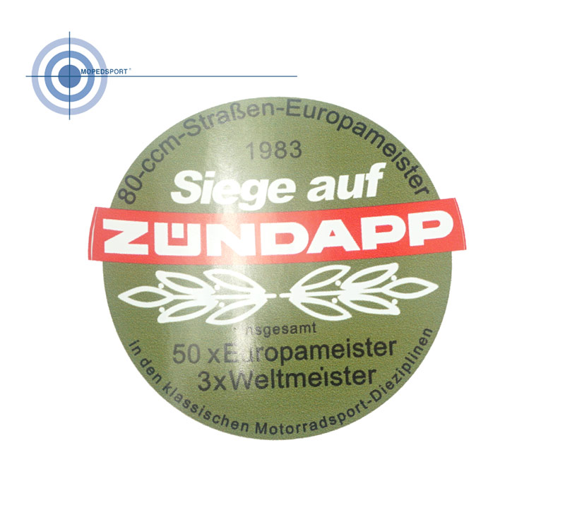 ZUNDAPP Sticker '' SIEGE AUF ZÜNDAPP ''