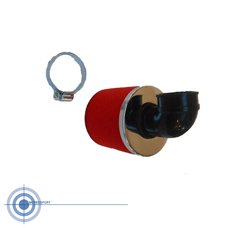 UNIVERSEEL Powerfilter/luchtfilter spons 30mm 90 Gr rood