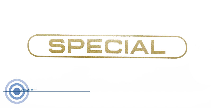 ZUNDAPP ZÜNDAPP Sticker SPECIAL mat goud