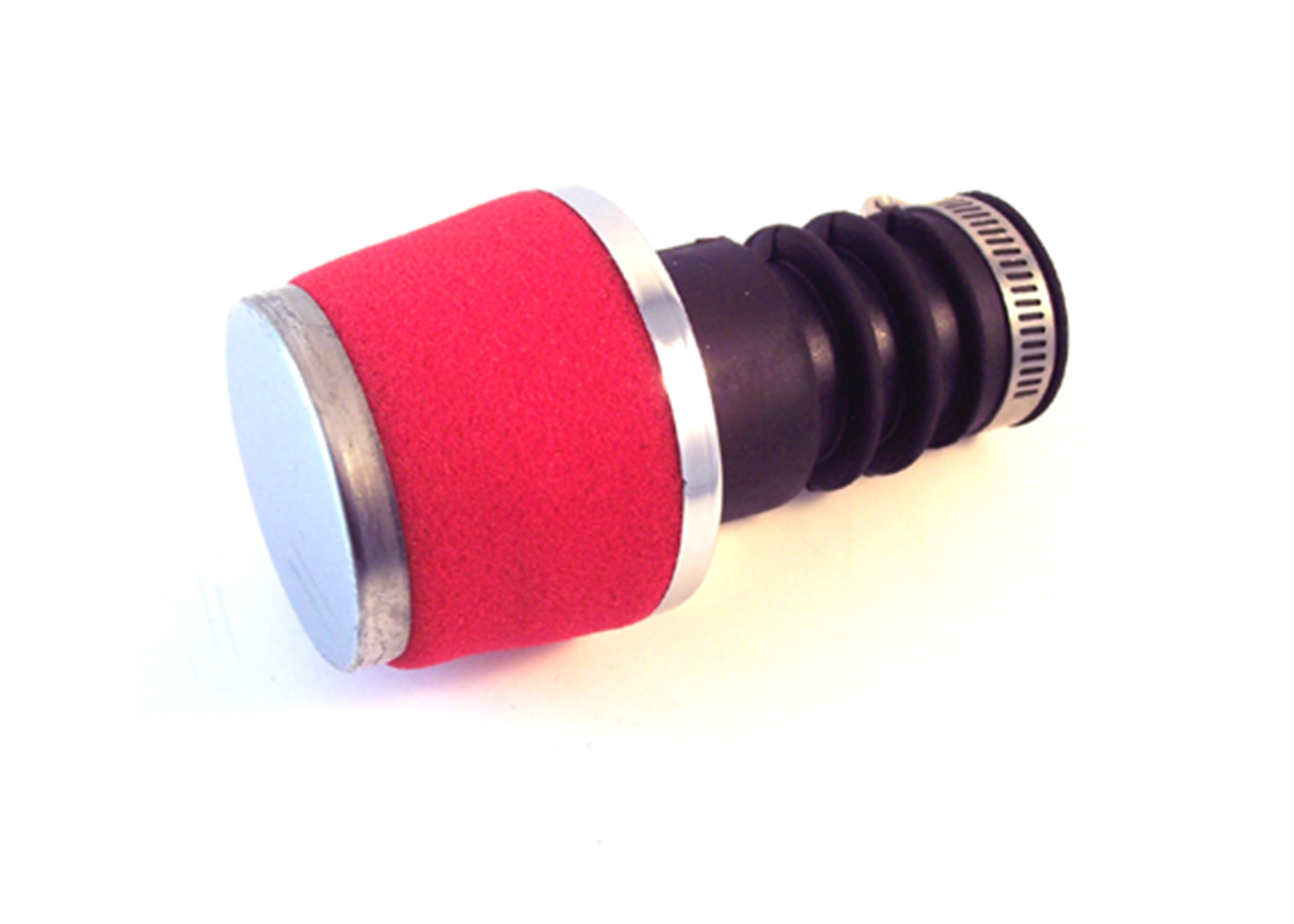 PUCH MAXI/ UNIVERSEEL SACHS Powerfilter/luchtfilter Rood 17mm voor 12mm 15mm carburateur 