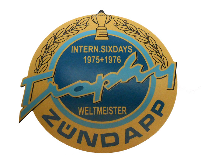 ZÜNDAPP ZUNDAPP Sticker embleem Trophy 517-20.153 FRAME