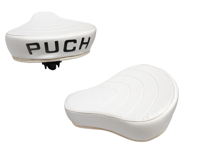 PUCH MAXI Zadel wit dun- origineel model
