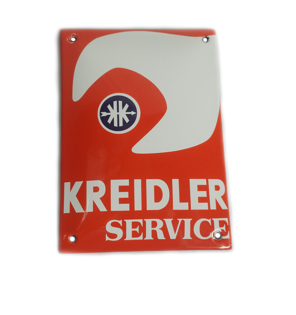 KREIDLER Emaillebord Kreilder Service 10 x 14 cm