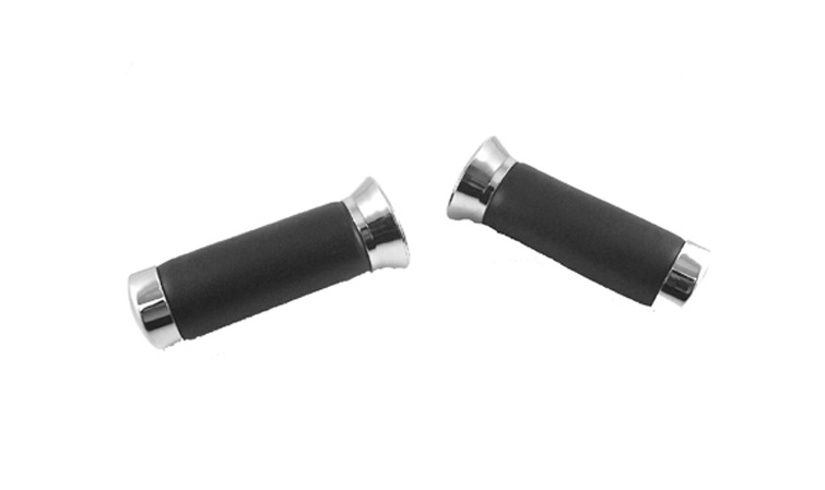 UNIVERSEEL Handvatten Zwart met Chroom dop 22/24mm