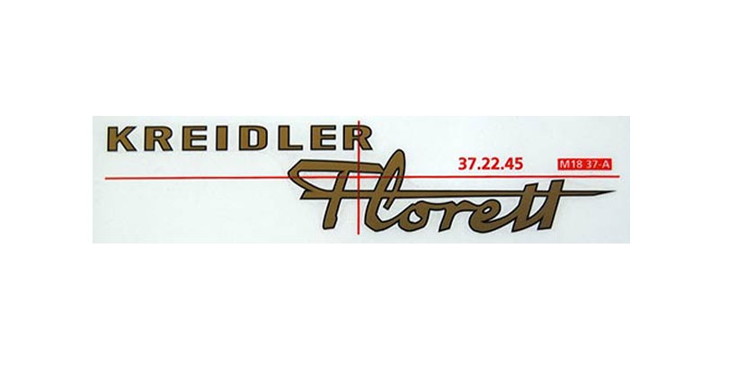 KREIDLER Frame transfer FLORETT goud / zwart 37.22.45 STICKER