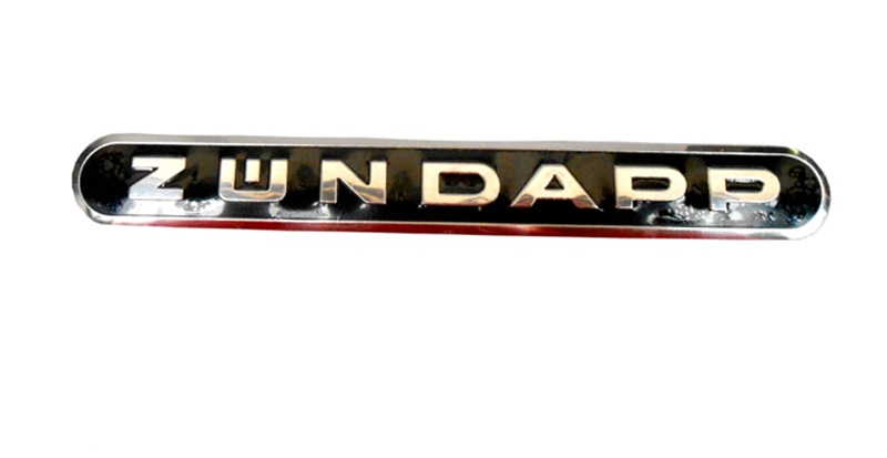ZÜNDAPP ZUNDAPP Tankembleem zwart 442-10.193 tank