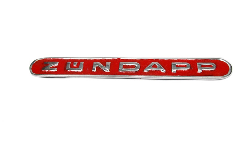 ZUNDAPP ZÜNDAPP Tankplaatje 515 dik 55-20.100 vernieuwd