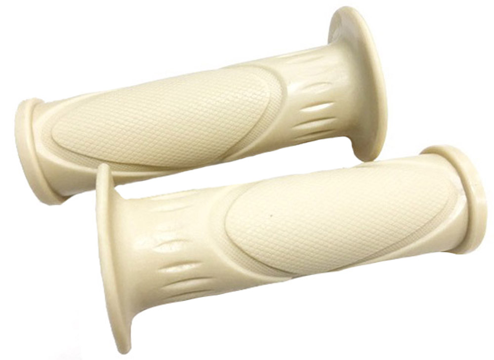 UNIVERSEEL SCOOTER Handvat creme set Retro pvc STUUR HANDVATTEN