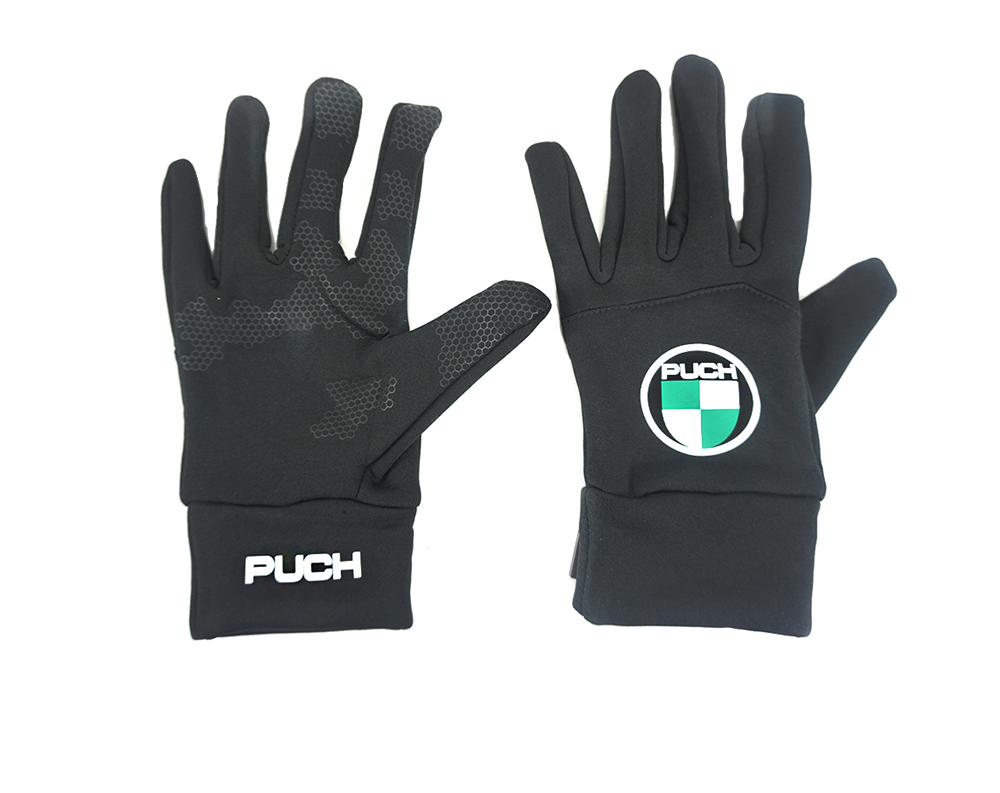 PUCH MAXI MS MONZA Paar warme softshell handschoenen met logo Puch maat Large (9) - Bediening smartphone/touchscreen werkt met handschoenen aan