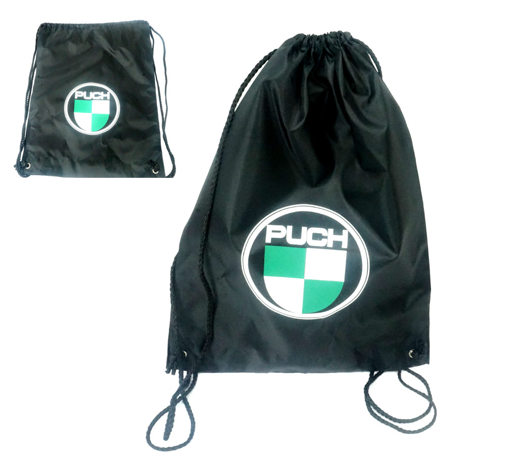 PUCH Rugzak nylon Puch groen - wit - zwart 30 x 40 cm