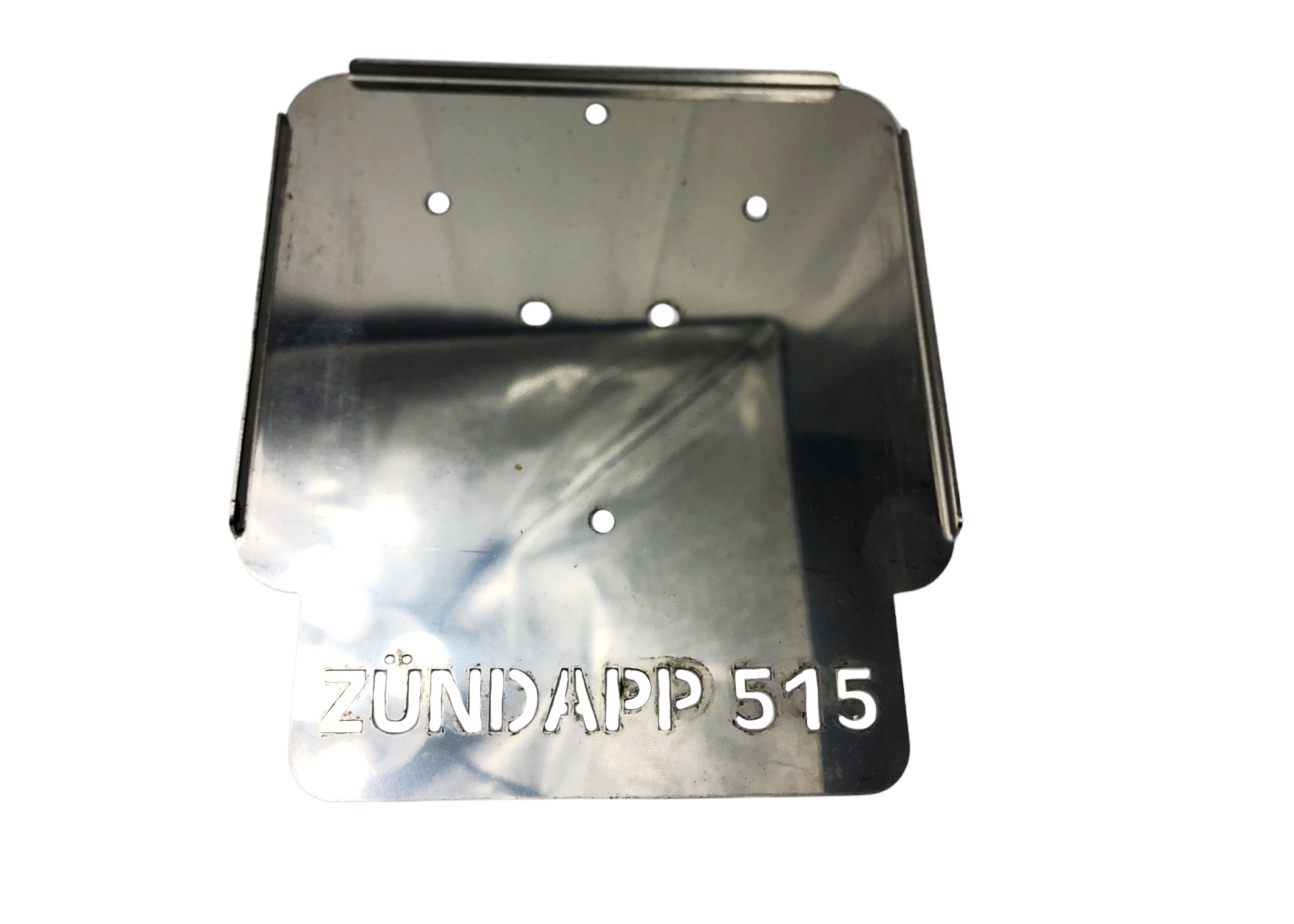 ZUNDAPP ZÜNDAPP Kentekenplaathouder RVS Zundapp 515 NOS New Old Stock 145X125MM