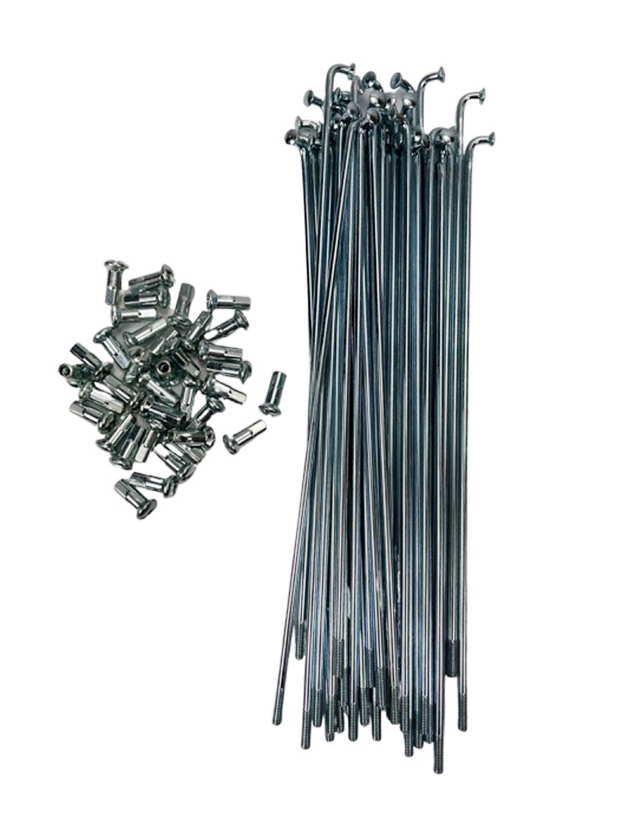 UNIVERSEEL BROMFIETS SACHS KREIDLER Spaken 2.9 x 190 set 36x + nippel 90 graden kop  SPAAK WIEL JIS G3506 HONDA