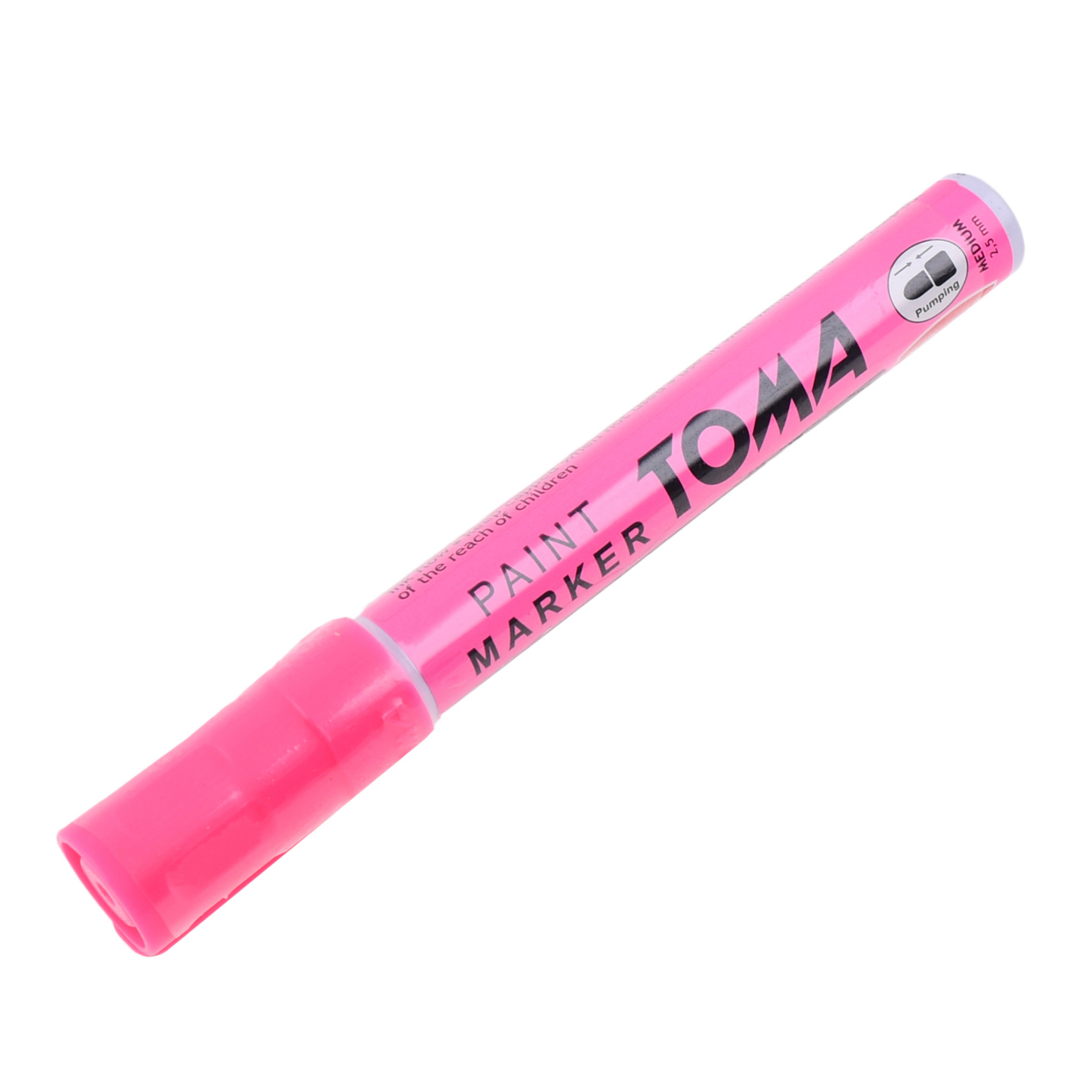 UNIVERSEEL GEREEDSCHAP Stift / pen roze voor staal - hout - rubber - kunststof - glas en banden - bandenstift (made in EU)