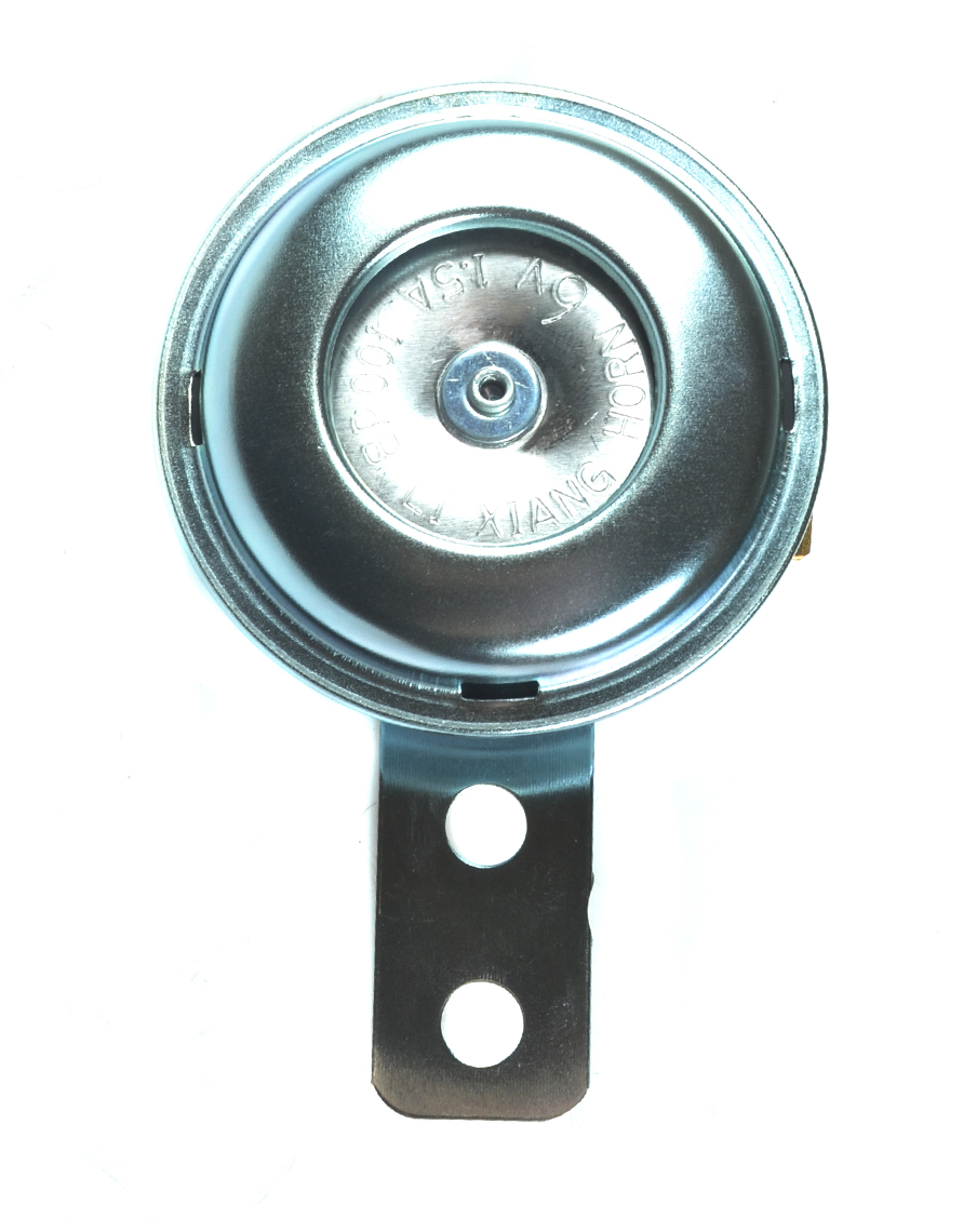 UNIVERSEEL Claxon 6V chroom DC gelijkstroom diameter: 66.5mm model ring 